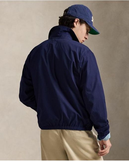 Ralph Lauren Blue The Bayport Poplin Jacket for men