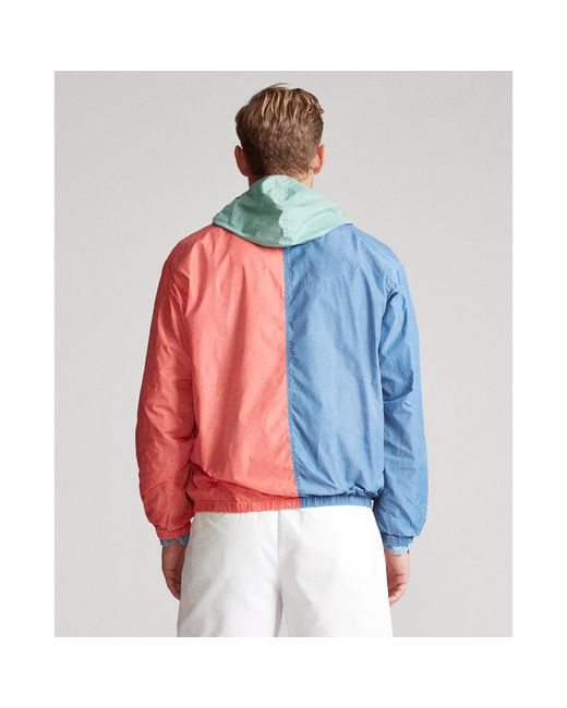 Ralph Lauren Polo 1992 Hooded Windbreaker in Blue for Men | Lyst