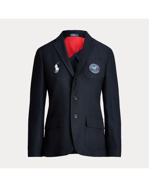 Polo Ralph Lauren Black Wimbledon Umpire Wool Blazer