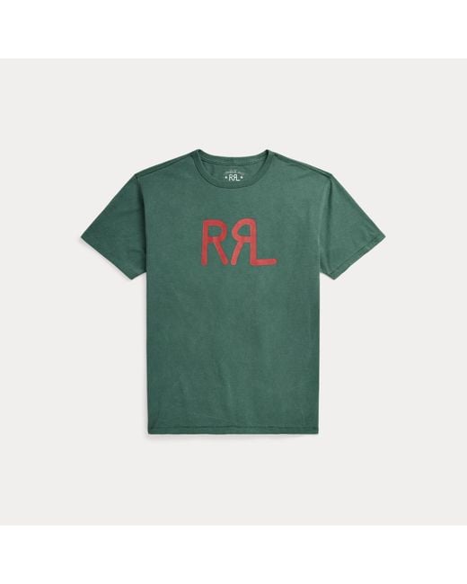 RRL Green Ranch Logo T-Shirt for men