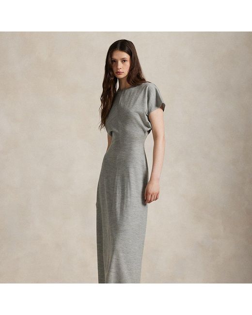 Polo Ralph Lauren Multicolor Wool-Blend Dolman Dress