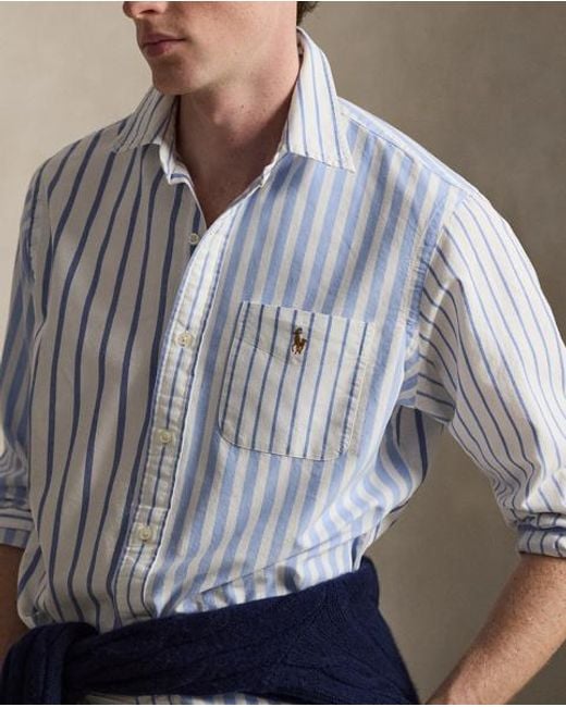 Polo Ralph Lauren White Classic Fit Oxford Fun Shirt for men