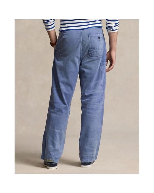 Pantalón Burroughs Relaxed Fit Polo Ralph Lauren de hombre de color Blue