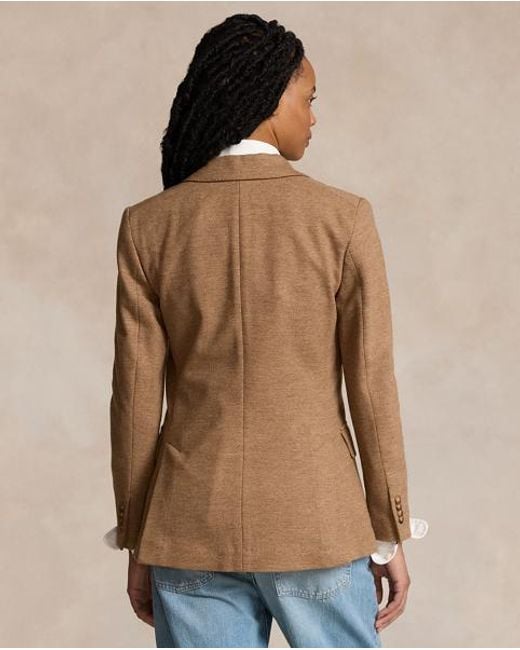 Polo Ralph Lauren Brown Wool-Cotton Herringbone Jacket