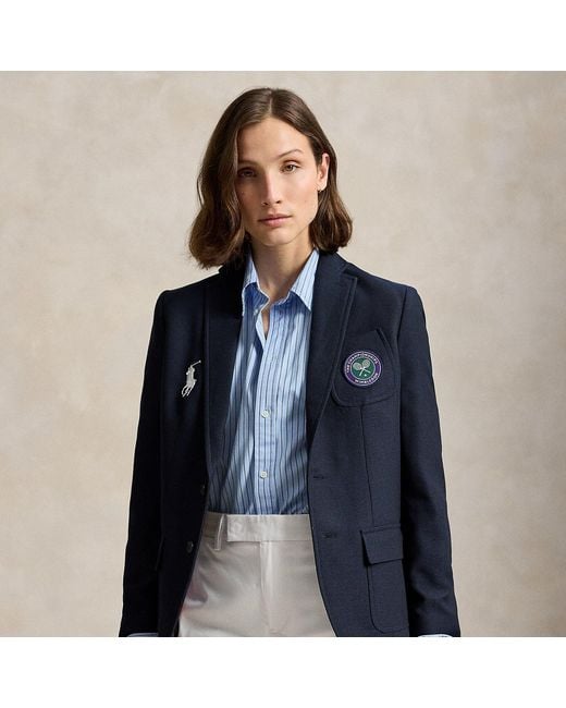 Polo Ralph Lauren Black Wimbledon Umpire Wool Blazer
