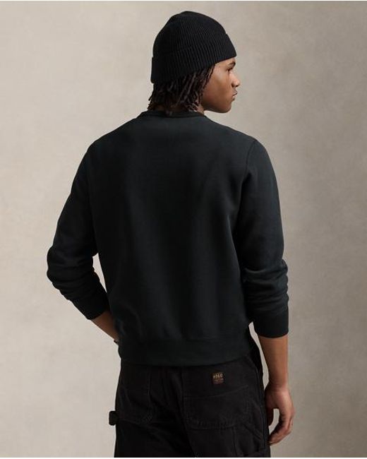 Polo Ralph Lauren Black Double-knit Sweatshirt for men