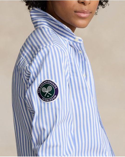 Polo Ralph Lauren Blue Wimbledon Classic Fit Umpire Shirt