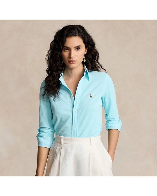 Camisa oxford Slim Fit de algodón Polo Ralph Lauren de color Blue