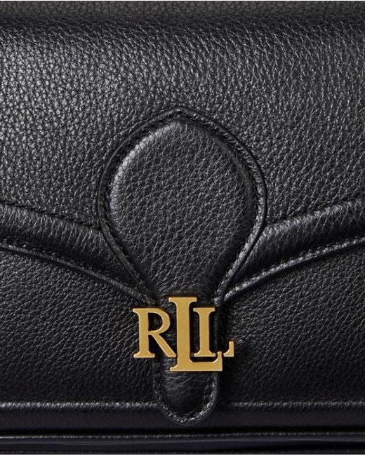 Ralph Lauren Black Mittelgroße Wandelbare Tasche Bradley