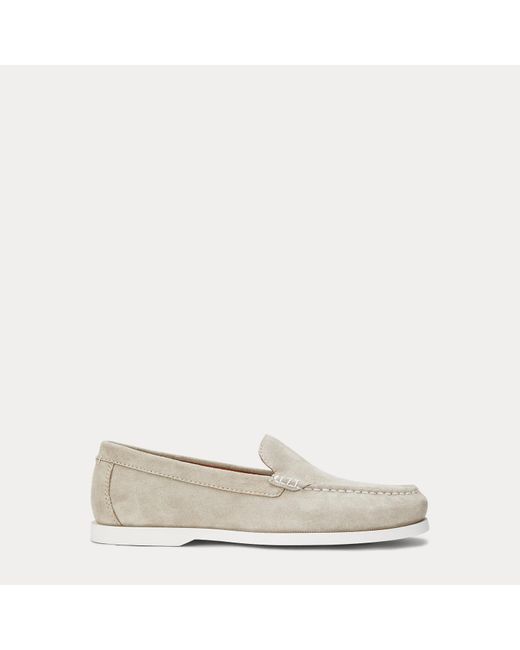 Polo Ralph Lauren Natural Merton Suede Venetian Loafer for men