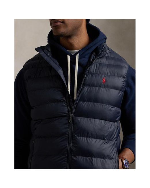 Ralph Lauren Big Tall The Colden Packable Gilet in Blue for Men Lyst UK