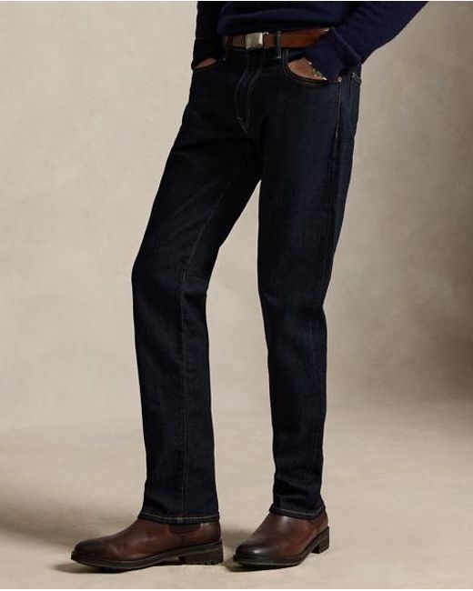 Polo Ralph Lauren Blue Hampton Straight Stretch Jean for men