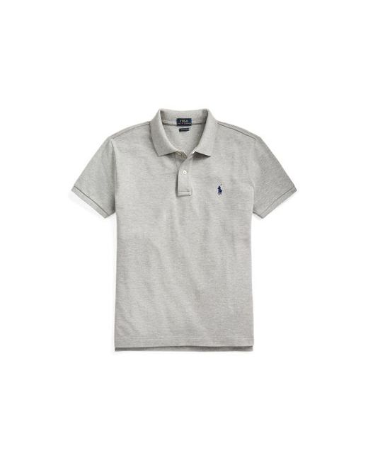 Polo Ralph Lauren Gray The Iconic Classic Fit Mesh Polo Shirt