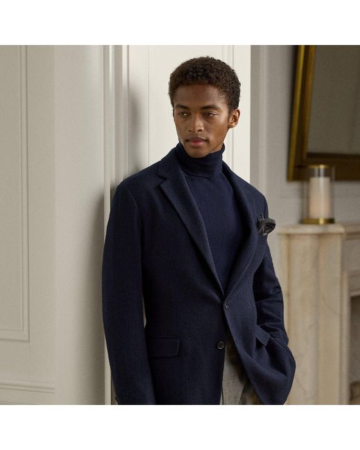 Ralph Lauren Blue Hadley Hand-Tailored Cashmere Jacket for men