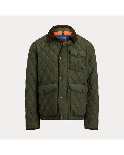 Polo Ralph Lauren Green The Beaton Quilted Jacket for men