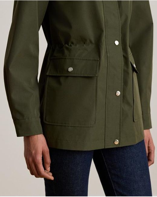 Ralph Lauren Green Hooded Funnelneck Anorak