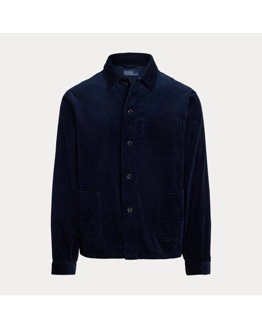Polo Ralph Lauren Utility-Jacke Aus Kordsamt in Blue für Herren