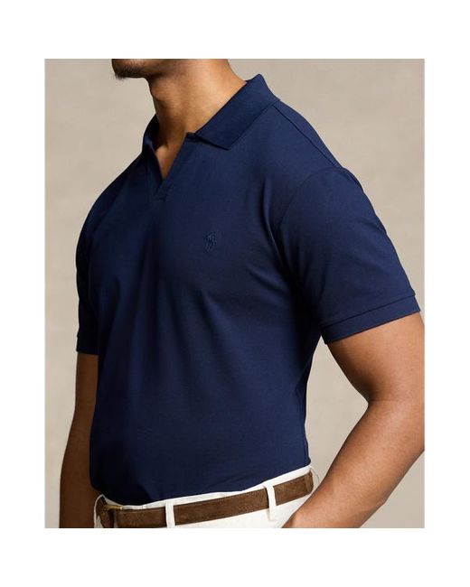Ralph Lauren Große Größen - Poloshirt aus Stretch-Piqué in Blue für Herren