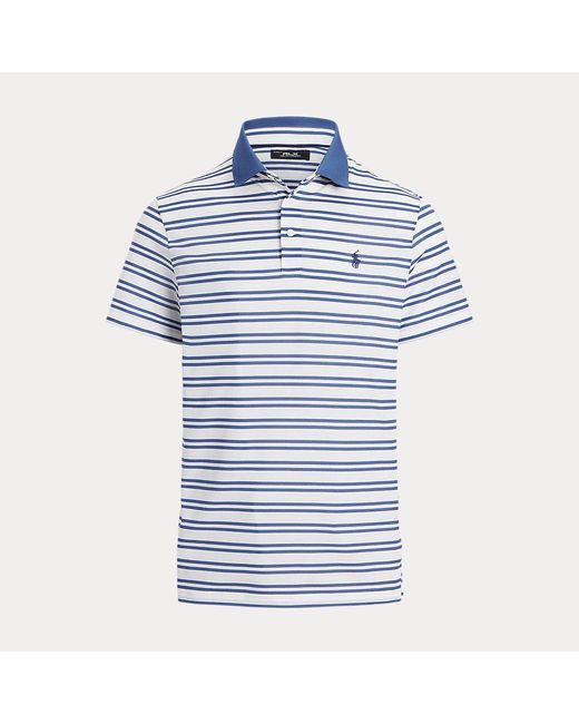 Ralph Lauren Tailored-Fit Performance-Poloshirt in Blue für Herren