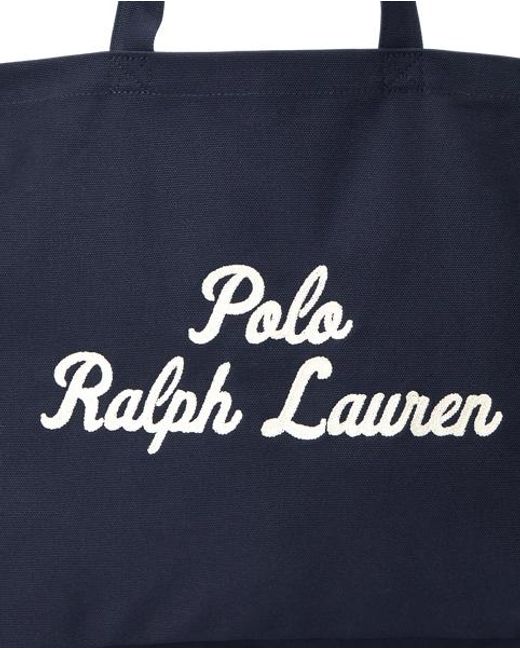 Polo Ralph Lauren Multicolor Embroidered Canvas Tote for men