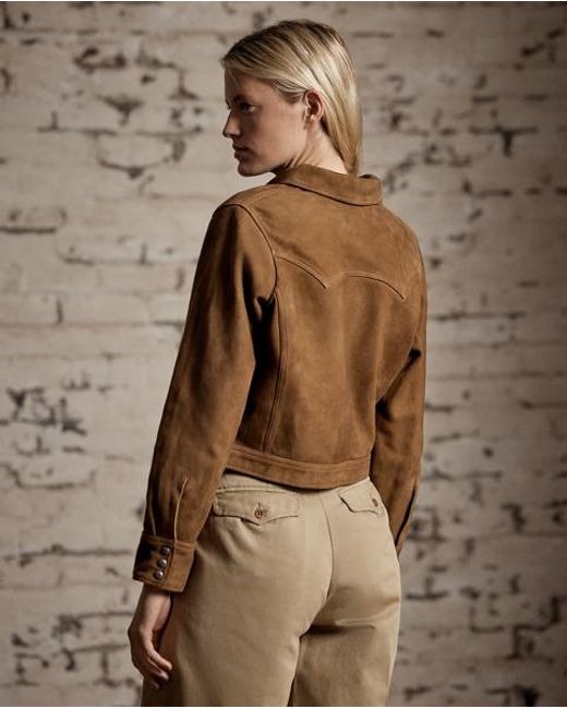 RRL Brown Sheepskin Jacket