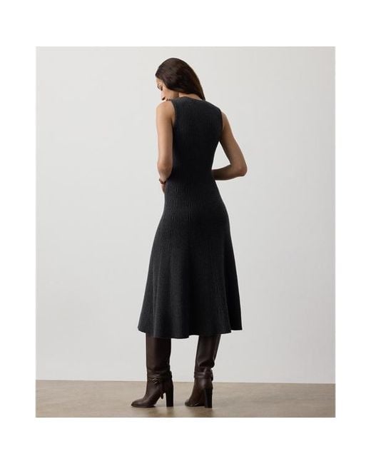 Ralph Lauren Black Ralph Lauren Cashmere-Blend Sweater Day Dress