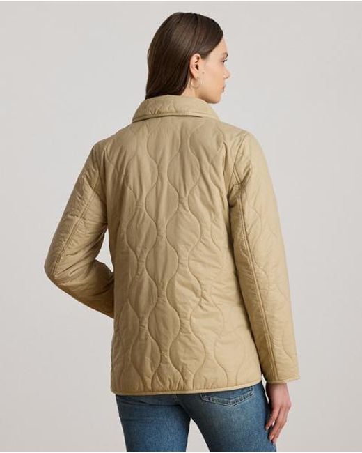 Ralph Lauren Natural Jacke Mit Zwiebelsteppung