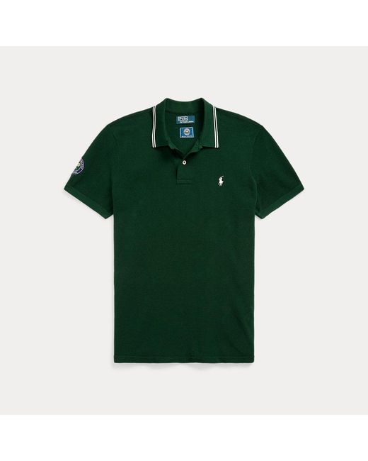 Polo Ralph Lauren Green Wimbledon Cotton Polo-collar Jumper for men