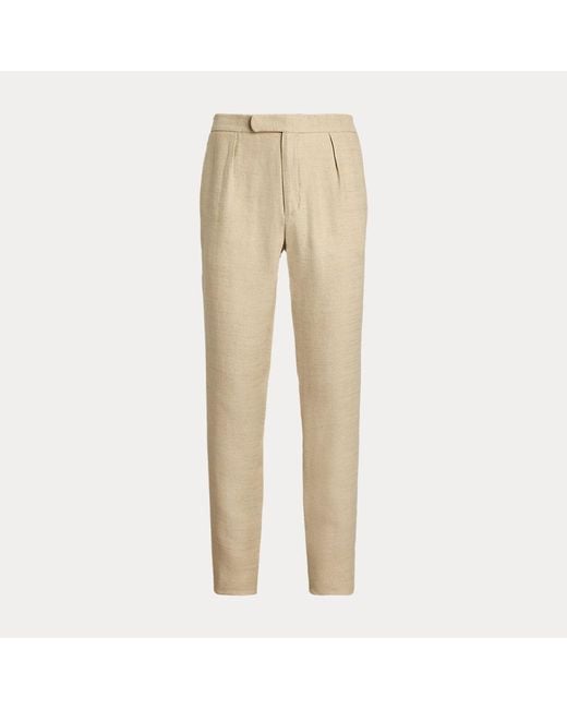 Pantalón De Mezcla De Lino Con Textura Ralph Lauren de hombre de color Natural
