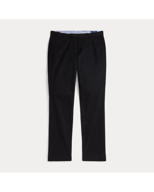 Polo Ralph Lauren Black Greenwich Slim Fit Stretch Chino Trouser for men
