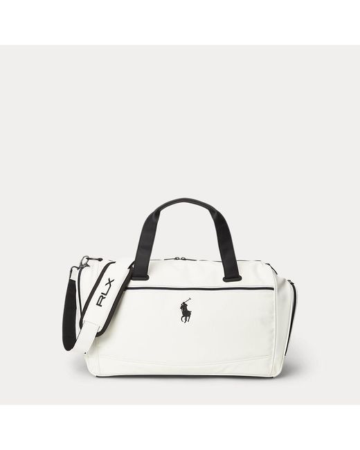 Ralph Lauren Embroidered Logo Golf Boston Bag in White for Men