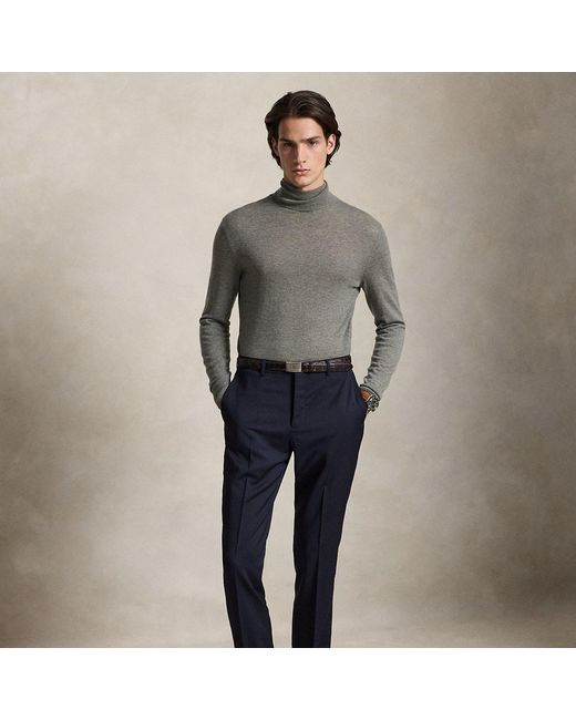 Polo Ralph Lauren Gray Slim Fit Wool Twill Trouser for men