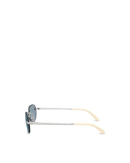 Ralph Lauren Brown Western Rectangle Sunglasses