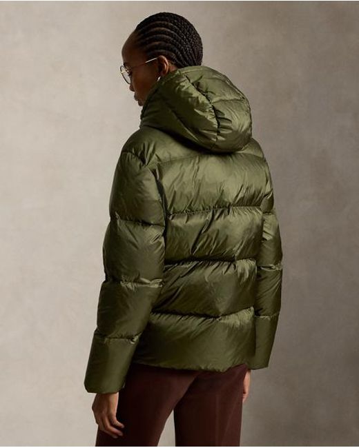 Polo Ralph Lauren Green Mid-Weight Down Puffer Jacket