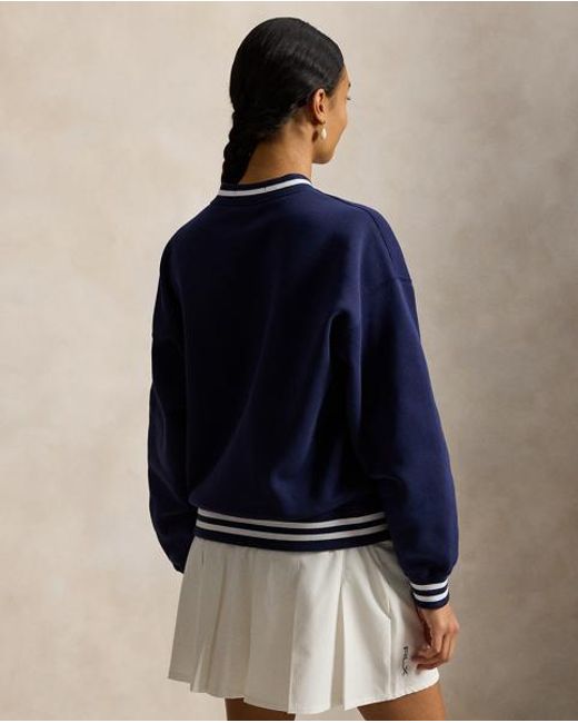 Jersey Con Cuello De Pico Y Polo Bear Ralph Lauren de color Blue