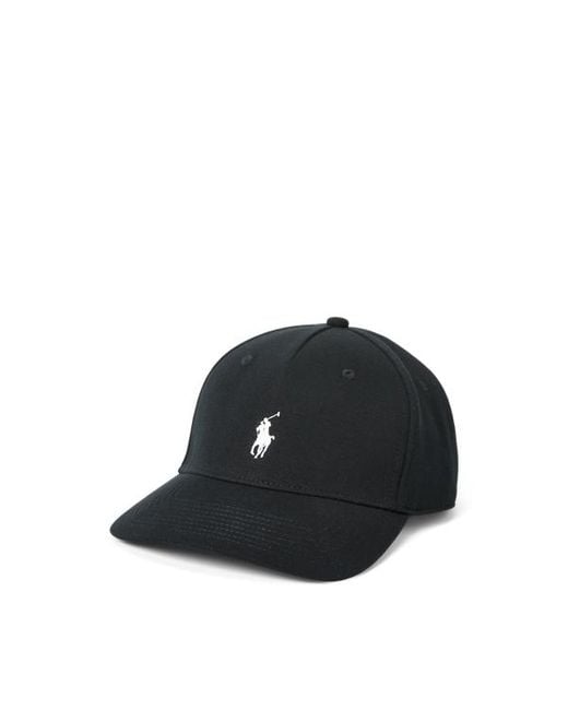 Polo Ralph Lauren Black Ralph Lauren Double-Knit Jacquard Ball Cap for men
