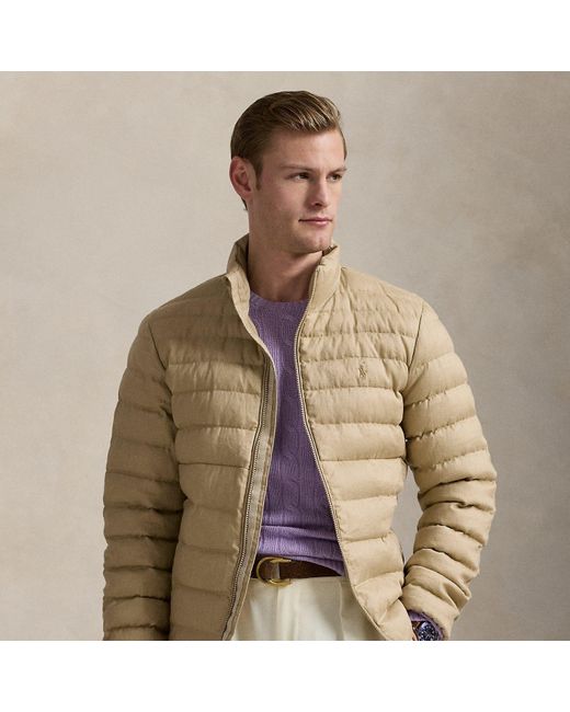 Polo Ralph Lauren Natural The Colden Quilted Linen Jacket for men