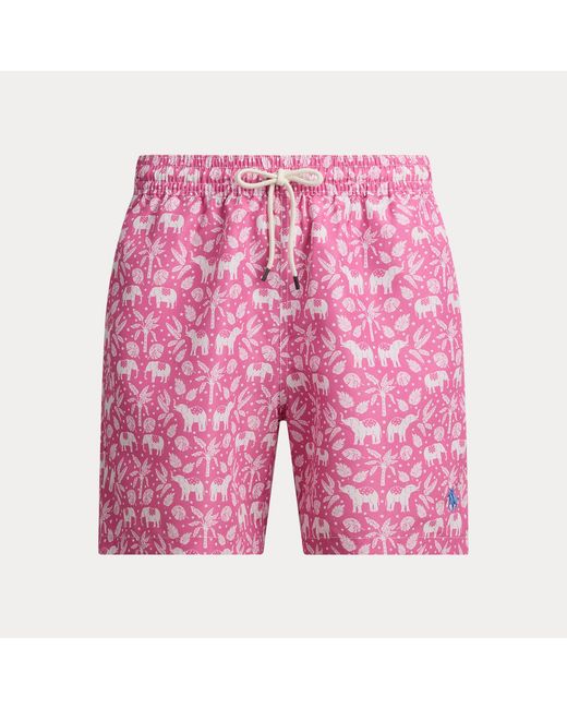 Polo Ralph Lauren Pink 14.5-Cm Traveller Swimming Shorts for men