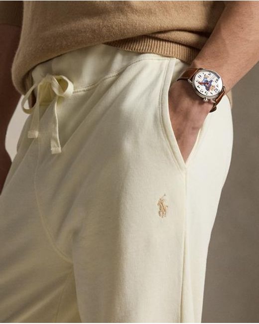 Polo Ralph Lauren Natural Loopback Fleece Drawstring Trouser for men