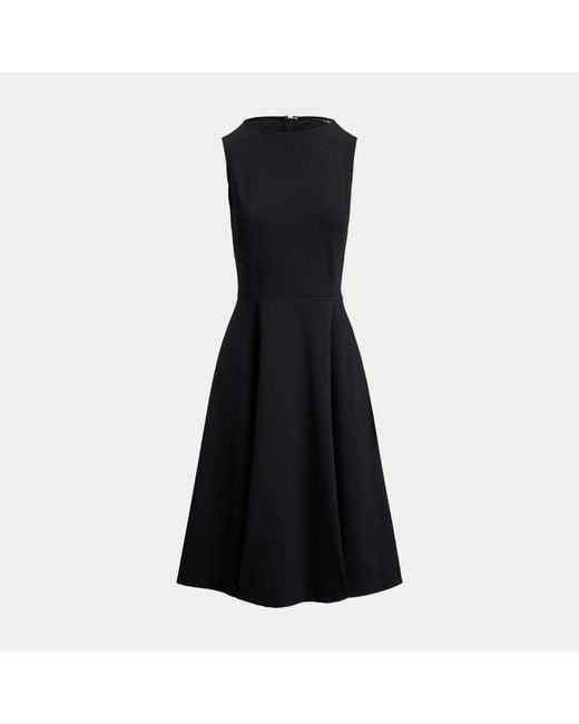 Ralph Lauren Black Ponte Sleeveless Dress