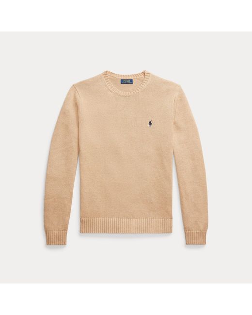 Polo Ralph Lauren Natural Cotton Crewneck Jumper for men