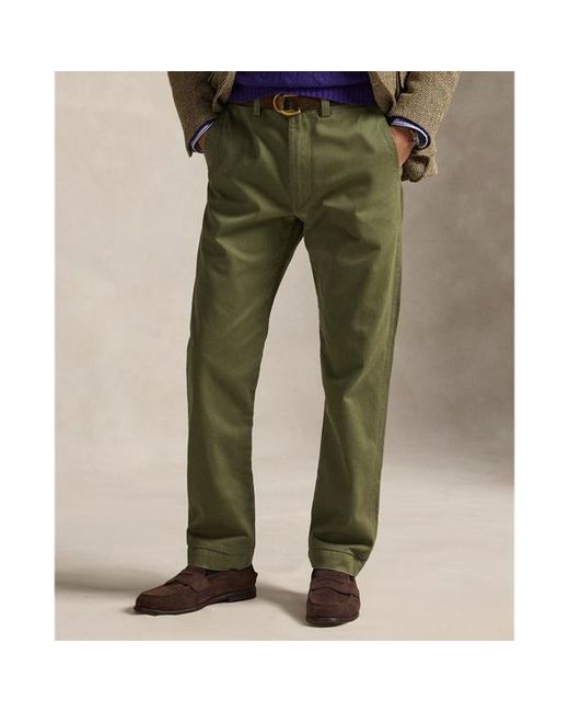 Polo Ralph Lauren Salinger Straight Fit Chino Trouser in Green for
