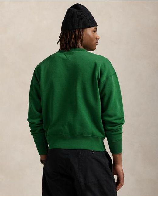 Ralph Lauren Green Vintage Fit Ralph Lauren's Garage Sweatshirt for men