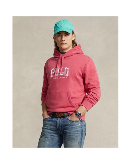 Polo Ralph Lauren Fleece-Kapuzenshirt mit Logo in Red für Herren