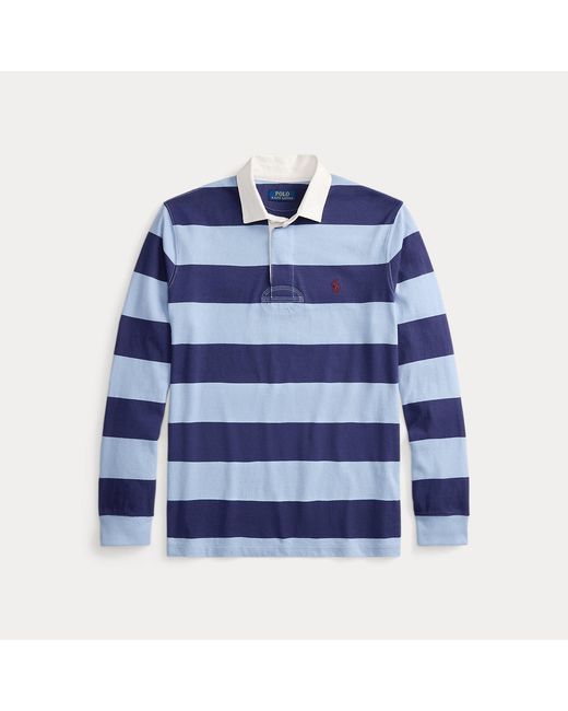 Polo Ralph Lauren Blue The Iconic Rugby Shirt for men