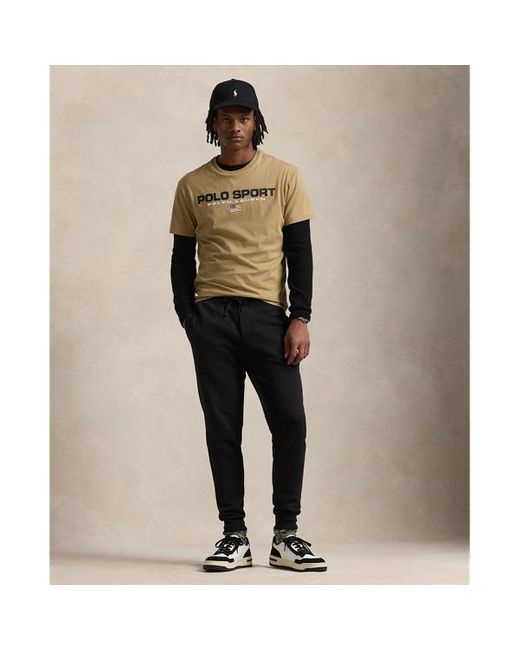 Polo Ralph Lauren Polo Sport Fleece Joggers in Black for Men Lyst UK