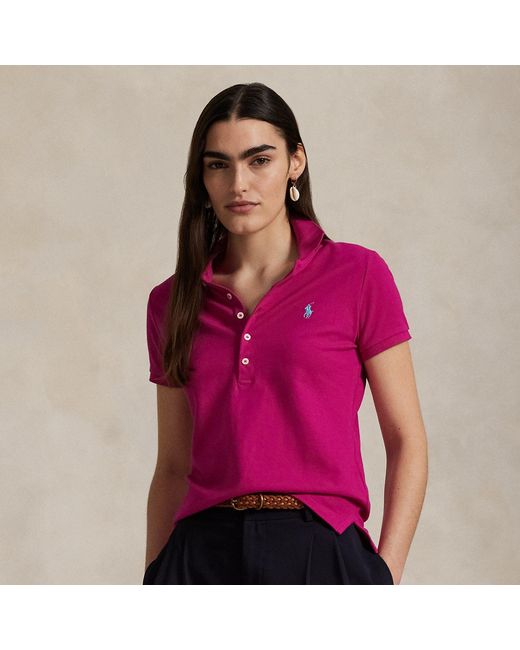 Polo Ralph Lauren Pink Slim Fit Stretch Polo Shirt