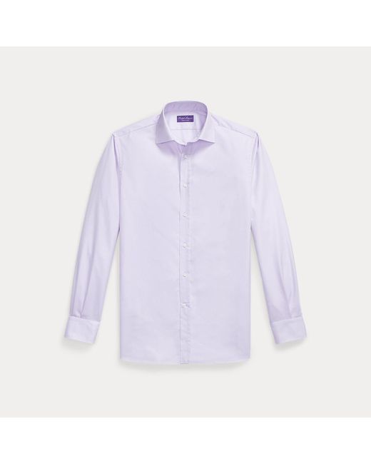 Ralph Lauren Purple Easy Care Twill Shirt for men