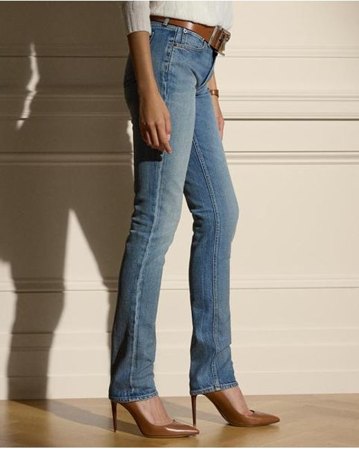 Ralph Lauren Blue Barrett Slim Denim Jean