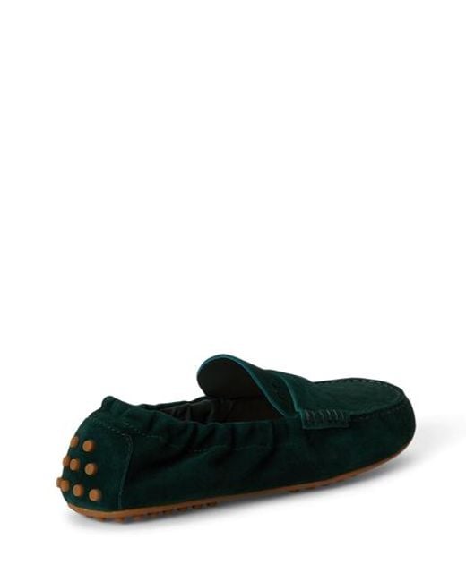 Ralph Lauren Green Wynnie Sheep-Suede Driver